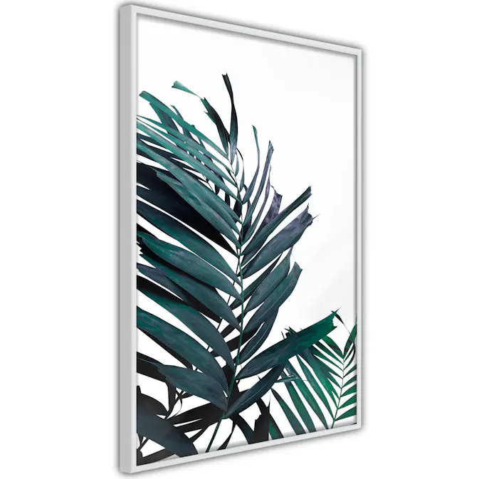 Poster Artgeist Affisch Emerald Leaves