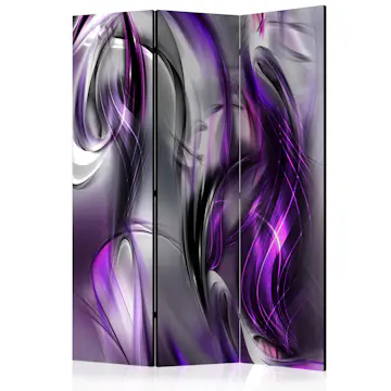 Rumsavdelare Skärmvägg Arkiio Purple Swirls 135x172 cm