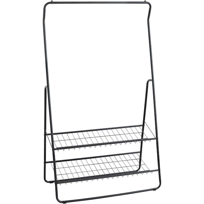 Klädställning WENKO Shiva En Klädstång med 2 Hyllor