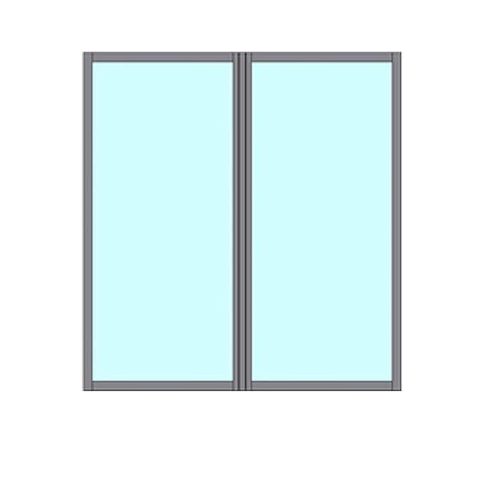 Fast Väggparti Novoroom Energi 2-Delat