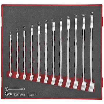 U-ringnyckelsats 12 delar Teng Tools TED8012