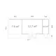 Stuga Palmako Aurelia 25,6 m² (inv. 24,6 m²)