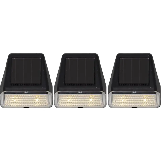 Solcells-vägglykta Star Trading Wally Mini 3-pack
