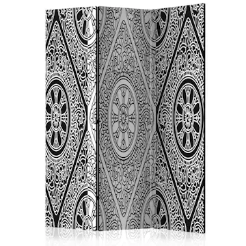 Rumsavdelare Skärmvägg Arkiio Ethnic Monochrome 135x172 cm