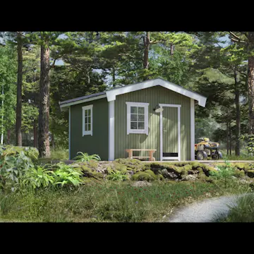 Friggebod Trähuset Paulina 15 kvm