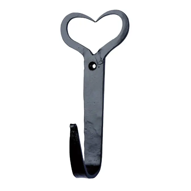 Klädkrok Millers 1-Krok Smide Svart 150 mm