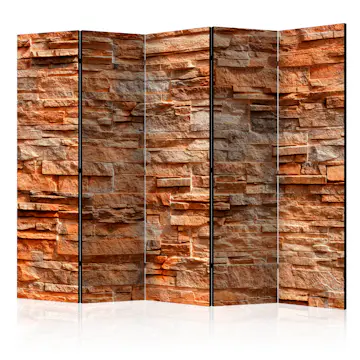 Rumsavdelare Skärmvägg Arkiio Orange Stone II 225x172 cm