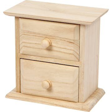 Träbyrå Creativ Company Stl 13x7,5x13 cm 1 st för Dockhus