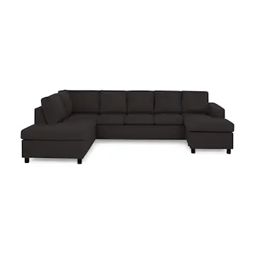 5-sitssoffa Basic Home Crazy U-formad med Divan och Schäslong XL 300 cm