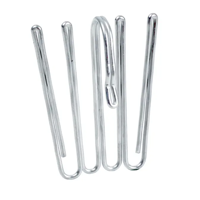 Gardintillbehör Kirsch 4-Fingerkrok Hög 10st Nickel