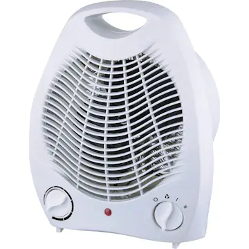 Värmefläkt Gelia Plast 2000 W Vit med bärhandtag