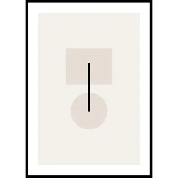 Poster Gallerix Abstract Simplicity No1