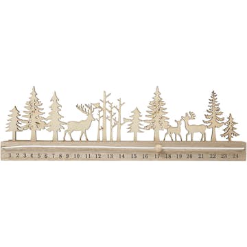 Julkalender Creativ Company 12x40x3,6 cm