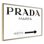 Poster Artgeist Affisch Prada Marfa