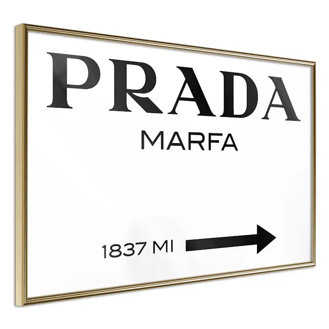 Poster Artgeist Affisch Prada Marfa