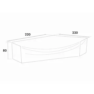 Möbelskydd Hillerstorp Lounge 220X220X80 Cm Himmelsnäs