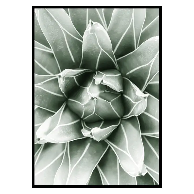Poster Gallerix Bright Green Botanical No1
