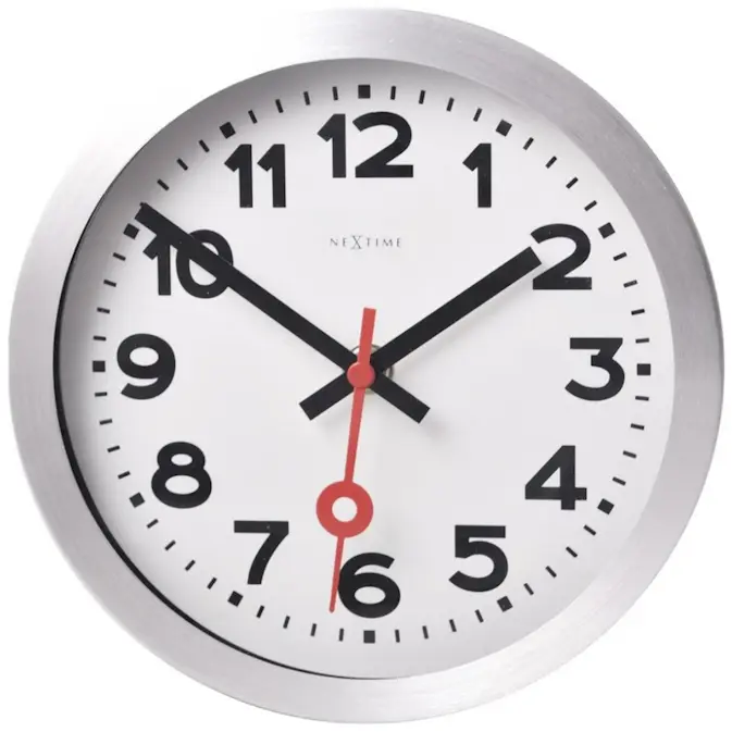 Vägg/Bordsklocka NeXtime Station Siffror