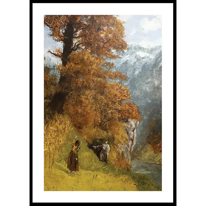Poster Gallerix Autumn By Gustave Courbet