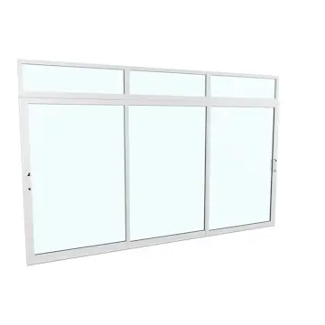 Skjutdörr med Överljus Landskap Robust Vår och Höst 3-del