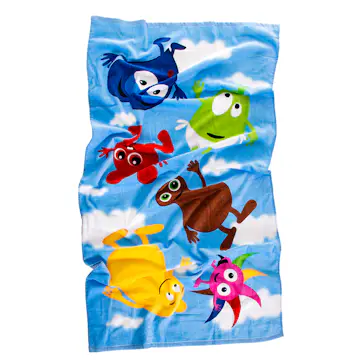 Badhandduk Teddykompaniet Babblarna Himmel