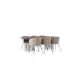 Matgrupp furniture/fashion Stone med 6 Berit Stolar