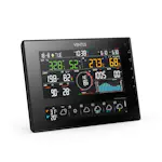 Väderstation Ventus Trådlös W850 Svart Termometer med Wifi & 10 Dagars Prognos