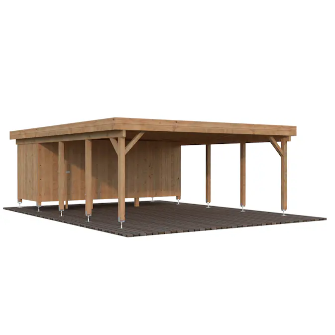Carport Palmako Karl 40,6 m2 med Förråd