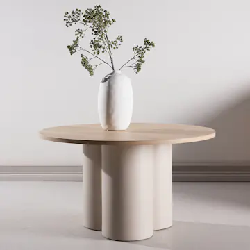 Soffbord Venture Home Olivia Ø80 cm Vit