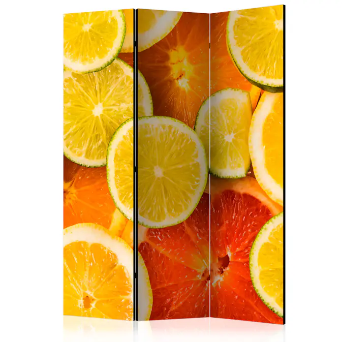 Rumsavdelare Skärmvägg Arkiio Citrus Fruits 135x172 cm