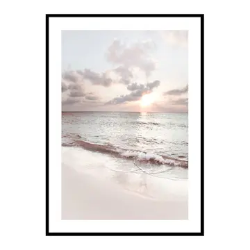 Poster Gallerix Waves At Seven Mile Beach