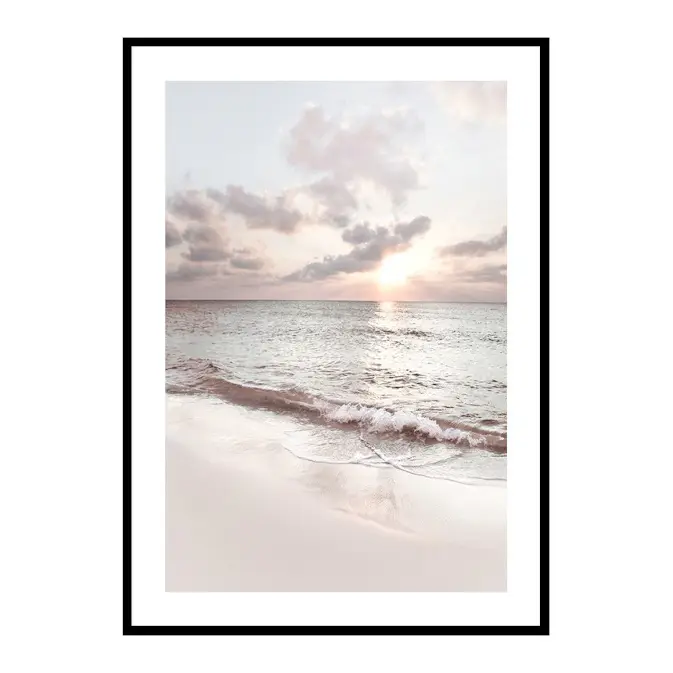 Poster Gallerix Waves At Seven Mile Beach