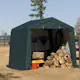 Förrådstält gop 9 m2 Grön