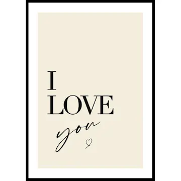 Poster Gallerix I Love You