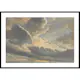 Poster Gallerix Study Of Clouds With A Sunset Near Rome By Simon Denis