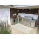 Fristående Kylskåp Myoutdoorkitchen Classic Line Stainless 304SS Modul med Dubbeldörrar