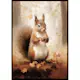 Poster Gallerix Squirrel Watercolor