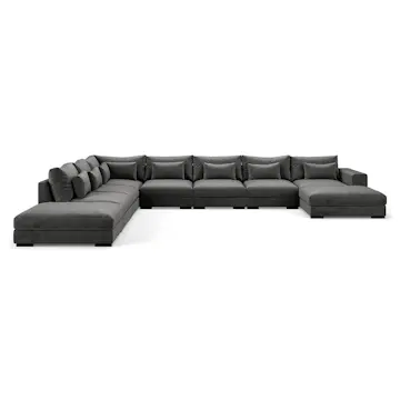 U-modulsoffa Bloomington Dubai Large med Divan Sammet