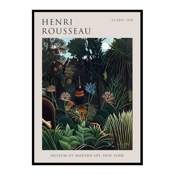 Poster Gallerix Le Reve By Henri Rousseau