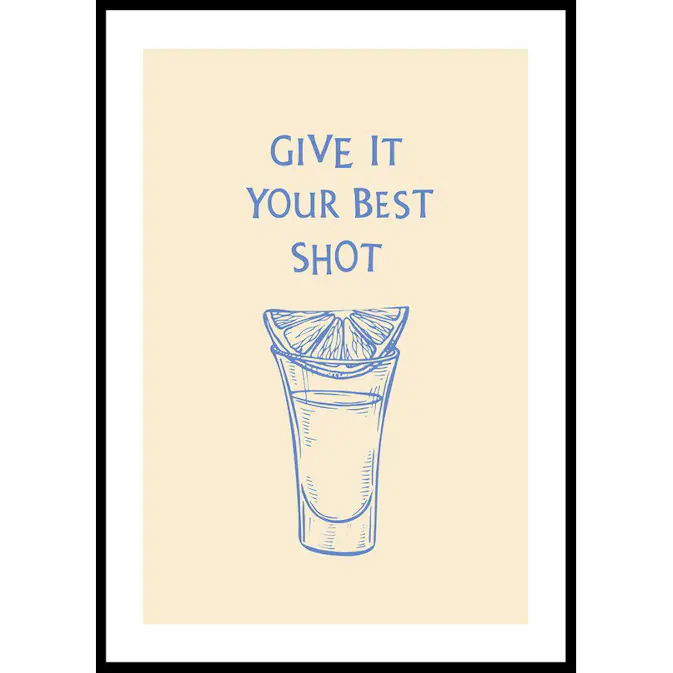 Poster Gallerix Give It Your Best Shot