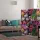 Rumsavdelare Skärmvägg Arkiio Colorful Exotic 135x172 cm
