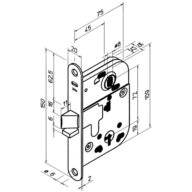 Låshus ASSA Abloy 2014