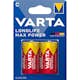 Batteri VARTA Alkaliska Max Power LR14/C 2-Pack