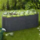 Odlingslåda Metalcraft Galvaniserat Stål 240 cm