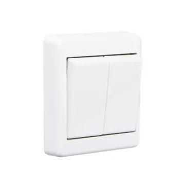 Strömbrytare Elko Dubbeltrapp RS Renvit