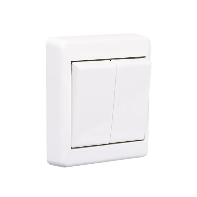 Strömbrytare Elko Dubbeltrapp RS Renvit