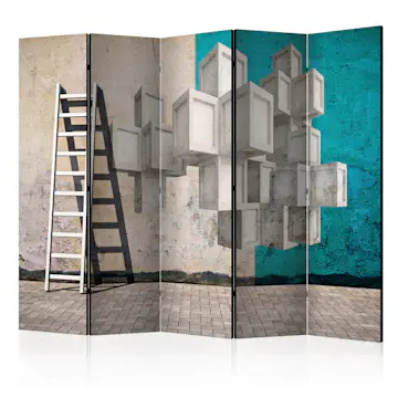 Rumsavdelare Skärmvägg Arkiio Concrete Blocks II 225x172 cm