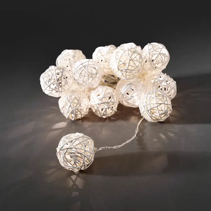 Ljusslinga Gnosjö Konstsmide Bollar 16