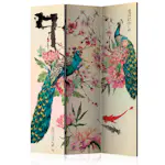 Rumsavdelare Skärmvägg Arkiio Peacock Love 135x172 cm