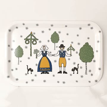 Bricka Arvidssons Textil Sverige 33x21 cm